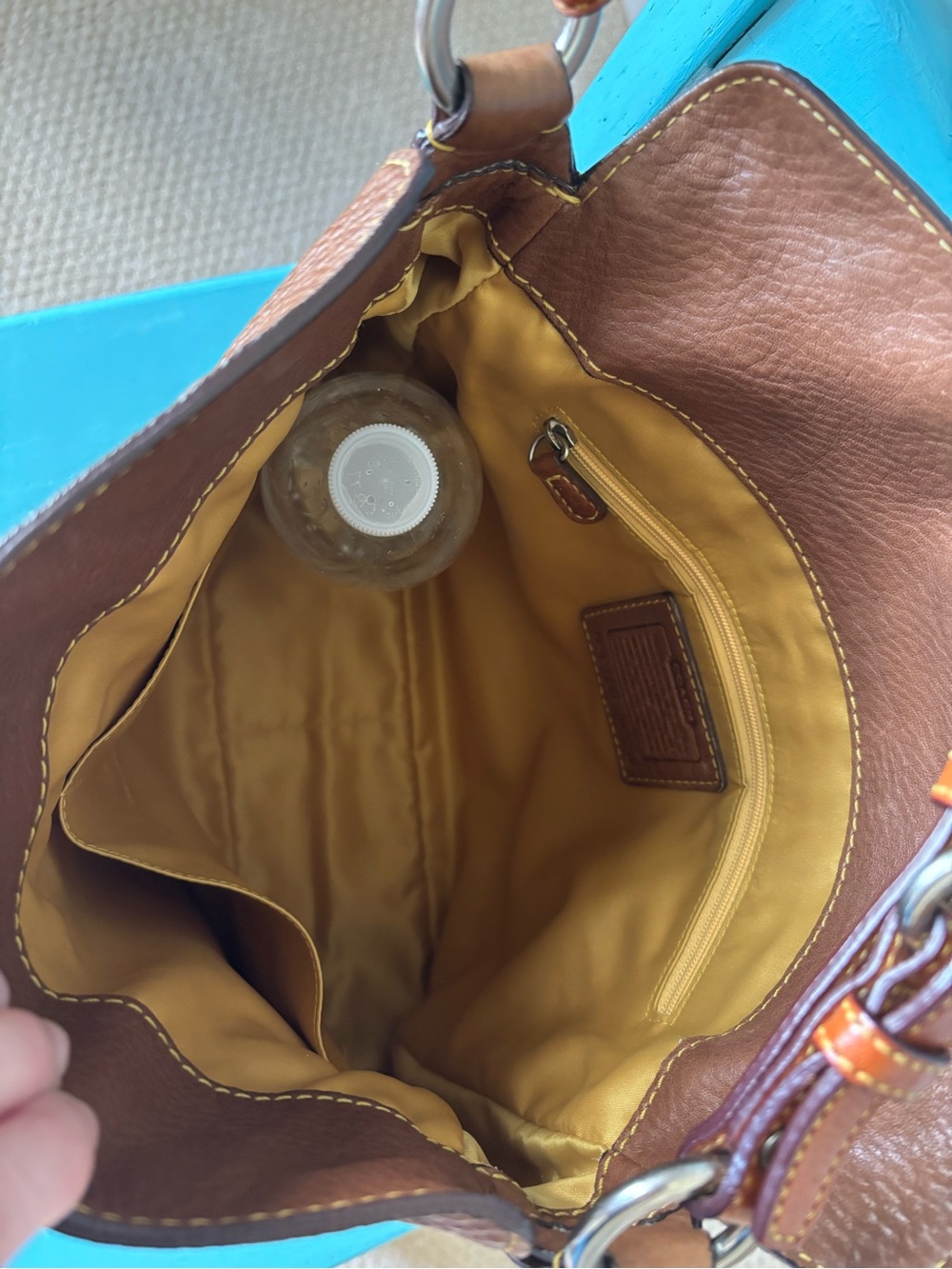 Rare Vintage Coach Chelsea Leather Hobo Handbag Vtg 2004 Y2K - Picture 13 of 13